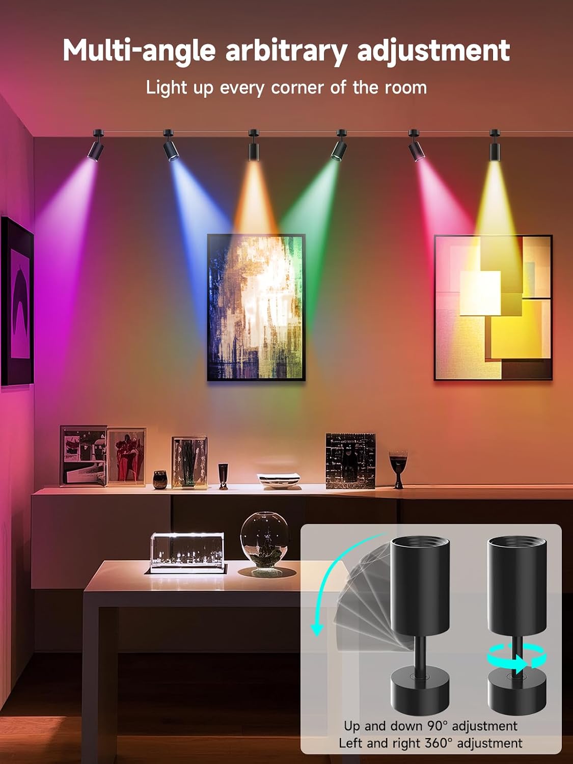 Indoor Colour Changing Accent Spotlight — view 2