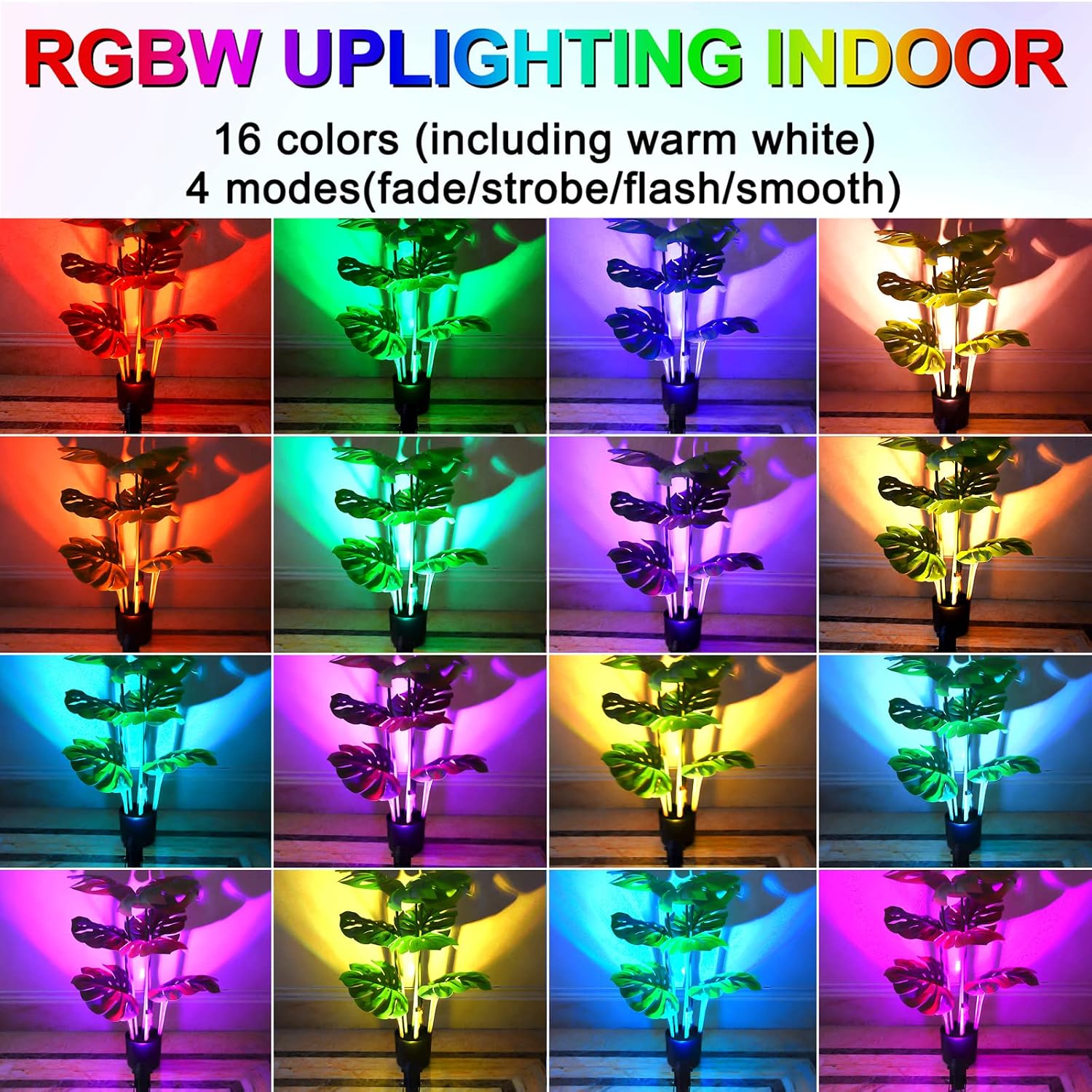Indoor Colour Changing Spotlight, 6W, Foot Switch, 1 Piece — view 2